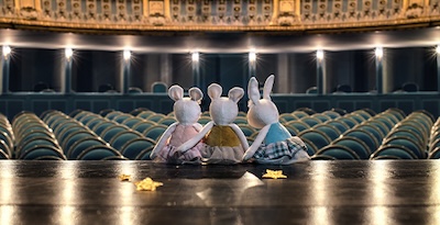 Souris danseuses de la collection La petite école de danse de Moulin Roty